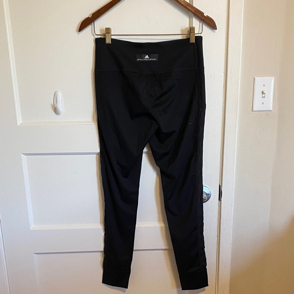 Adidas by Stella McCartney Black Slim High-Waist Leggings